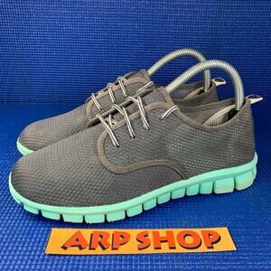🔴 NOSOX WINKLE Women's Size 8.5 Grey Mint Walking Shoes